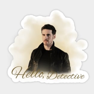 Hello Detective Sticker